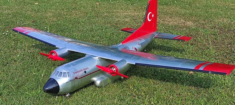 Plechový C-160 Transall