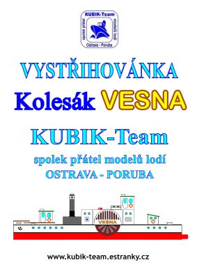Kolesový parník VESNA - Titulní list vystřihovánky.jpg