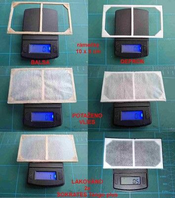srovnání váhy rámečků 10x5 cm Balsa - Depron.jpg