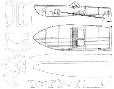 Motorový člun Žabka vzešel z plánku Čolek.jpg